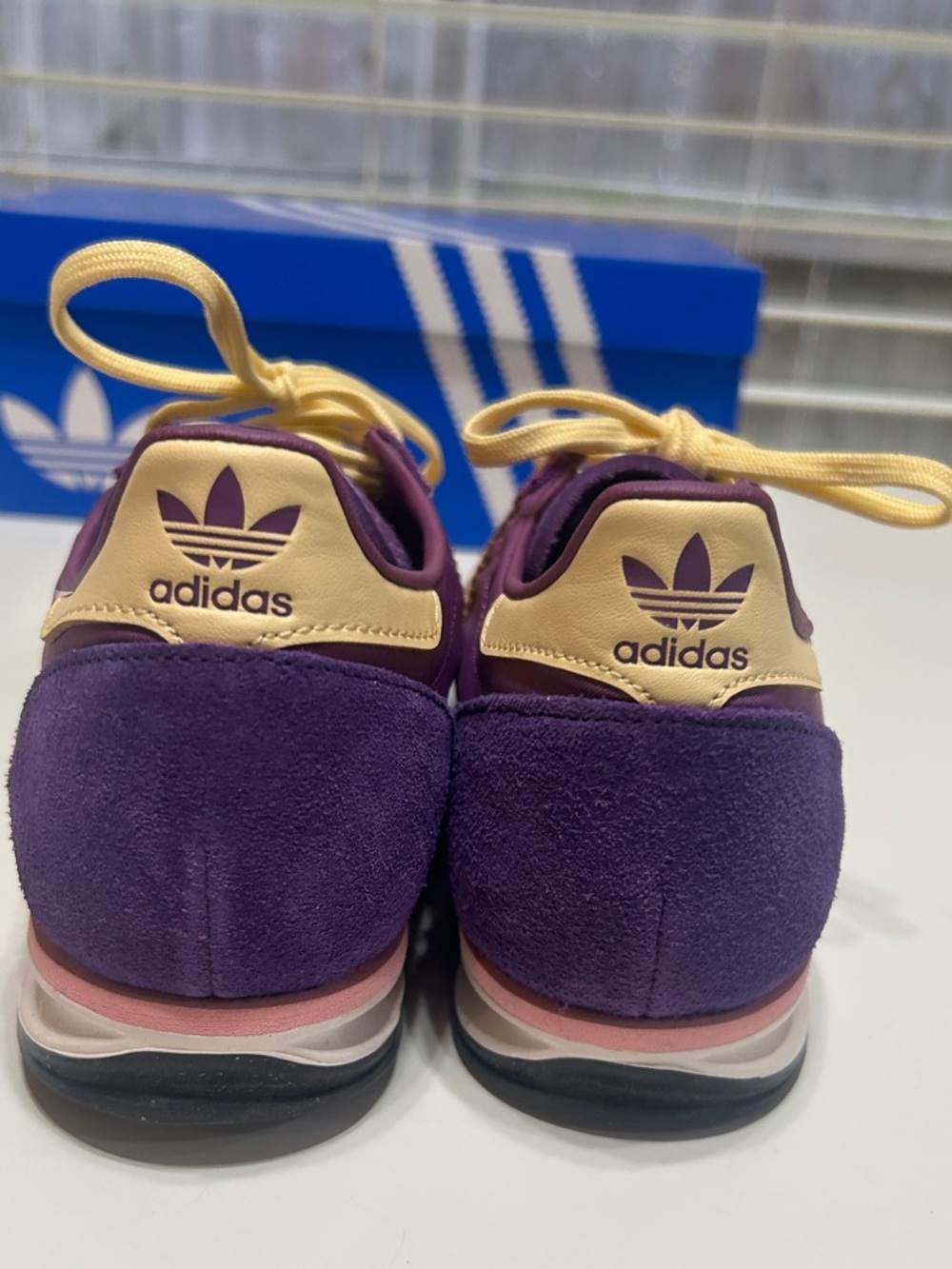 Adidas Originals SL 72 OG women's sneakers in "Rich Mauve" size 6.5W - Picture 6 of 7